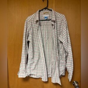 COLUMBIA gray and red flannel Size L